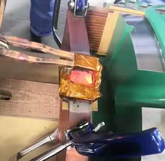 Tap Welding of Copper Strip for Large Motor