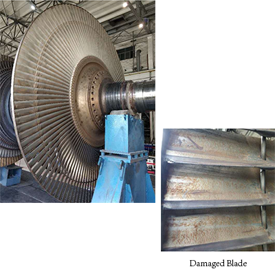 Application of Induction Heating in Steam Turbine Blade Repair